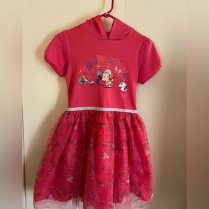 Girls Short Sleeve JoJo Siwa Cosplay Dress, size large never worn.